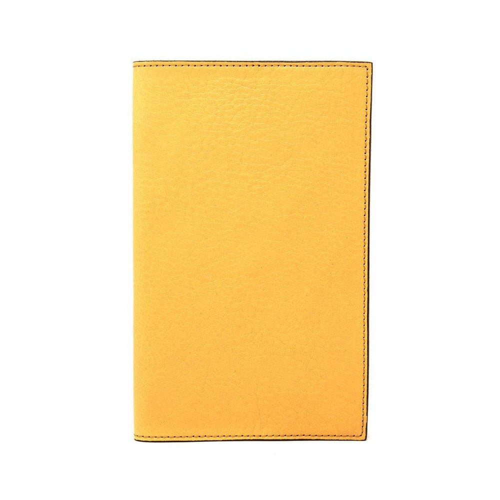 Pocket Italian Leather Lined Notebook - Cream Notebook - olpr.