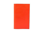 Pocket Italian Leather Lined Notebook - Red Notebook - olpr.